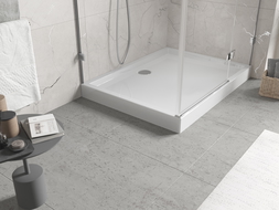Mexen Flow+ brodzik prostokątny 100 x 70 cm, biały połysk - 46R107010H