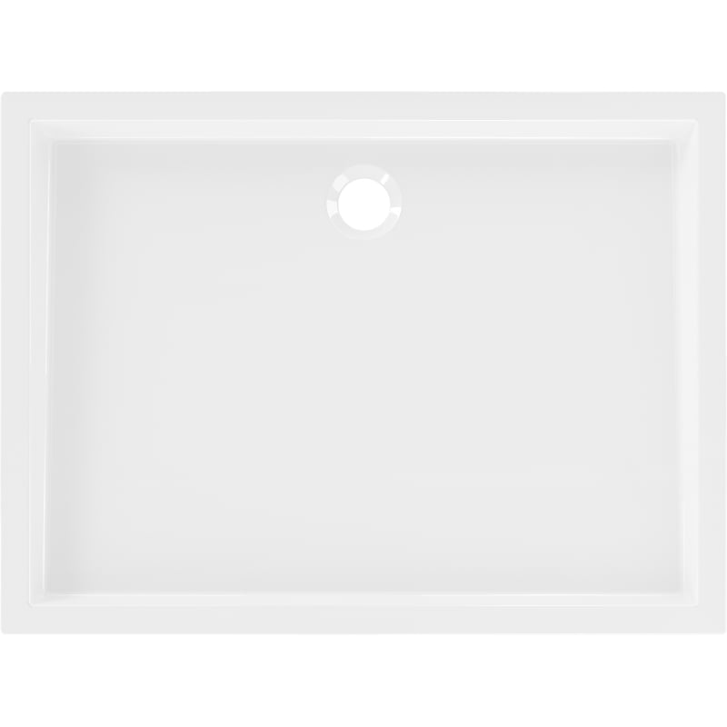 Mexen Flow+ brodzik prostokątny 120 x 70 cm, biały połysk - 46R107012H