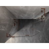 Mexen Lunar L polukružna tuš kabina s otklopnim vratima lijeva 100 x 90 cm, prozirna, ružičasto zlato - 833L-100L-090P-60-00