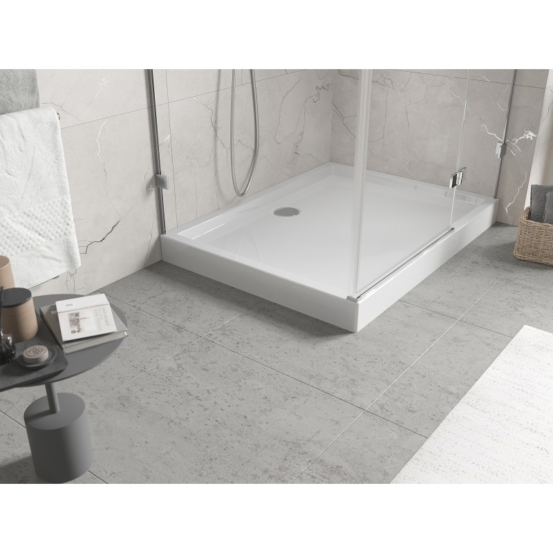 Mexen Flow+ ristkülikukujuline dušinurk 110 x 80 cm, valge läige - 46R108011H