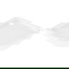 Mexen Flow+ kwartronde douchebak 80 x 80 cm, wit glans - 46Q108080H