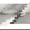 Mexen Flow+ kwartronde douchebak 80 x 80 cm, wit glans - 46Q108080H