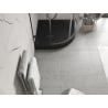 Mexen Flow+ brodzik półokrągły 90 x 90 cm, czarny mat - 46Q709090H