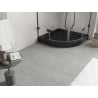 Mexen Flow+ brodzik półokrągły 90 x 90 cm, czarny mat - 46Q709090H