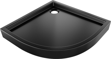 Mexen Flow+ poolringik veepan 100 x 100 cm, must matt - 46Q701010H