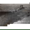 Mexen Lunar L Halbkreis-Duschkabine, links öffnend, 80 x 70 cm, transparent, Gun Metal - 833L-080L-070P-95-00