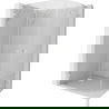 Mexen Lunar L halfronde douchecabine met scharnier links 80 x 70 cm, transparant, geborsteld nikkel - 833L-080L-070P-97-00