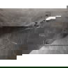 Mexen Lunar L Duschkabine halbrund schwenkbar links 90 x 80 cm, transparent, gebürstetes Nickel - 833L-090L-080P-97-00