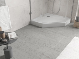 Mexen Flow+ viiepoolne dušialus 80 x 80 cm, valge läige - 46P108080H