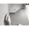 Mexen Flow+ petokutna tuš kada 80 x 80 cm, bijeli sjaj - 46P108080H