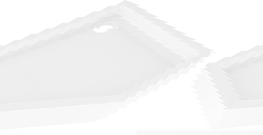 Mexen Flow+ receveur de douche pentagonal 90 x 90 cm, blanc brillant - 46P109090H