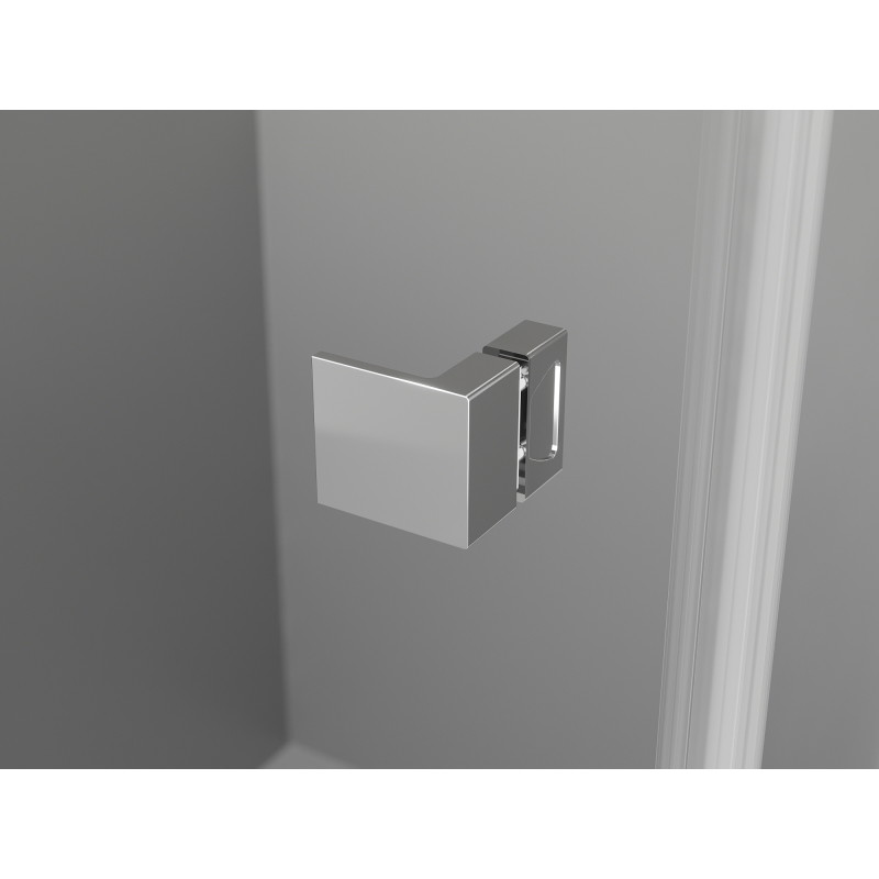 Mexen Lunar Duo levo krilo za tuš kabino 85 x 70 cm, prozorno, krom - 834-085L-070P-01-00