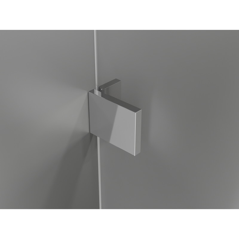 Mexen Lunar Duo levo krilo za tuš kabino 85 x 70 cm, prozorno, krom - 834-085L-070P-01-00