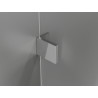 Mexen Lunar Duo levo krilo za tuš kabino 85 x 70 cm, prozorno, krom - 834-085L-070P-01-00