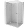 Mexen Lunar Duo levo krilo za tuš kabino 85 x 70 cm, prozorno, krom - 834-085L-070P-01-00