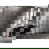 Mexen Lunar L Duschkabine halbrund, schwenkbar rechts 80 x 70 cm, transparent, gebürstetes Kupfer - 833L-080P-070L-65-00