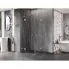 Mexen Lunar Duo cabine de douche battante 90 x 90 cm, transparent, chromé - 834-090L-090P-01-00
