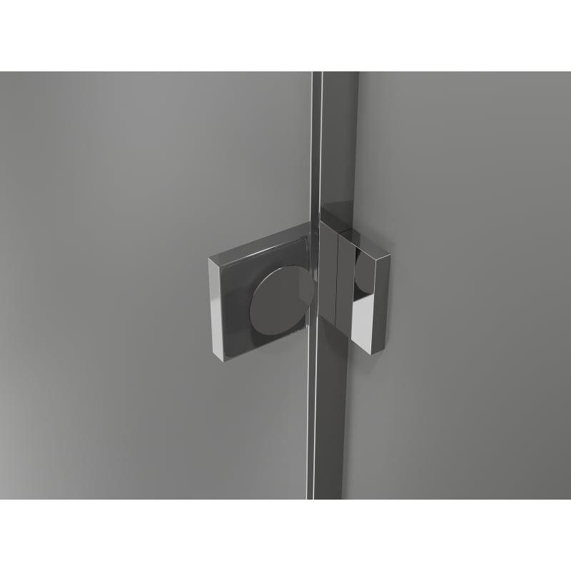 Mexen Lunar Duo dušinurk vasak avatav uks 95 x 70 cm, läbipaistev, kroom - 834-095L-070P-01-00