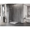 Mexen Lunar Duo hinged dušikabiin 100 x 100 cm, läbipaistev, kroom - 834-100L-100P-01-00