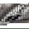 Mexen Lunar L Duschkabine halbkreisförmig schwenkbar rechts 100 x 90 cm, transparent, schwarz - 833L-100P-090L-70-00