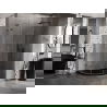Mexen Lunar L halbkreisförmige, schwenkbare Duschkabine rechts 80 x 70 cm, transparent, Gun Metal - 833L-080P-070L-95-00
