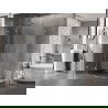 Mexen Lunar Duo douchecabine draaibaar 105 x 90 cm, transparant, chroom - 834-105L-090P-01-00