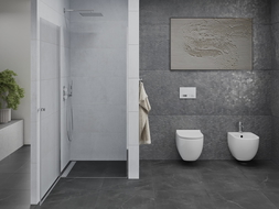 Mexen Pretoria porta de duche de abrir 60 cm, transparente, cromada - 852-060-000-01-00