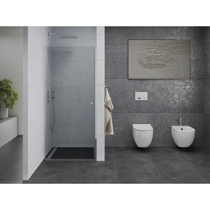 Mexen Pretoria draaideur douche 100 cm, transparant, chroom - 852-100-000-01-00
