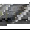 Mexen Pretoria douchedeur zwenkend 70 cm, transparant, goud - 852-070-000-50-00
