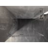 Baignoire de douche pivotante Mexen Lunar L Duo 95 x 80 cm, transparent, chromé - 834L-095L-080P-01-00