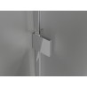 Mexen Lunar L Duo leva nagibna pršna kabina 105 x 80 cm, prozorna, krom - 834L-105L-080P-01-00