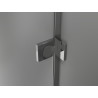 Mexen Lunar L Duo leva nagibna pršna kabina 105 x 80 cm, prozorna, krom - 834L-105L-080P-01-00