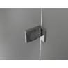 Mexen Lunar L Duo leva nagibna pršna kabina 105 x 80 cm, prozorna, krom - 834L-105L-080P-01-00
