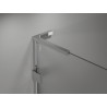 Mexen Lunar L Duo leva nagibna pršna kabina 105 x 80 cm, prozorna, krom - 834L-105L-080P-01-00