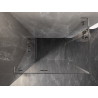 Mexen Lunar L Duo leva nagibna pršna kabina 105 x 80 cm, prozorna, krom - 834L-105L-080P-01-00