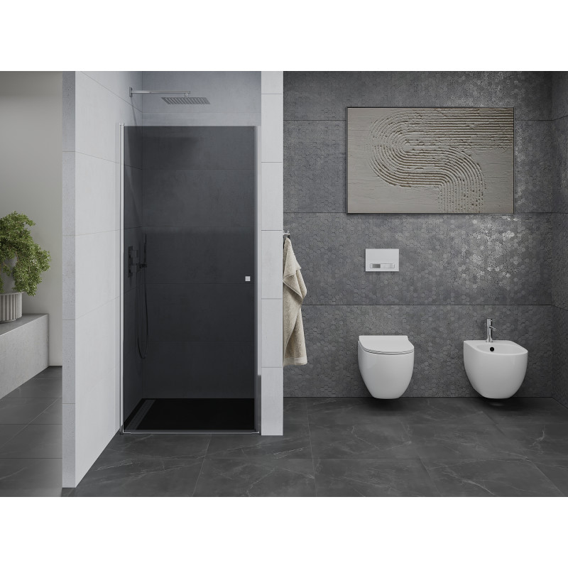 Mexen Pretoria Duschfalttür 70 cm, Graphit, Chrom - 852-070-000-01-40