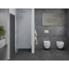 Mexen Pretoria zakretna tuš vrata 70 cm, grafit, krom - 852-070-000-01-40