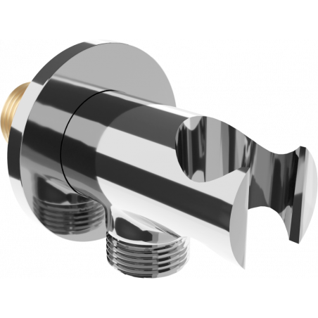 Mexen Kai angled connector, chrome - 79301-00