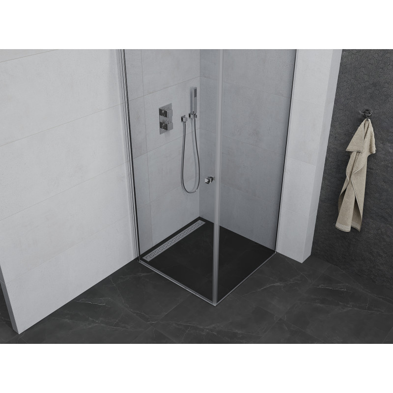 Mexen Pretoria Schwenkbare Duschkabine 70 x 70 cm, transparent, Chrom - 852-070-070-01-00