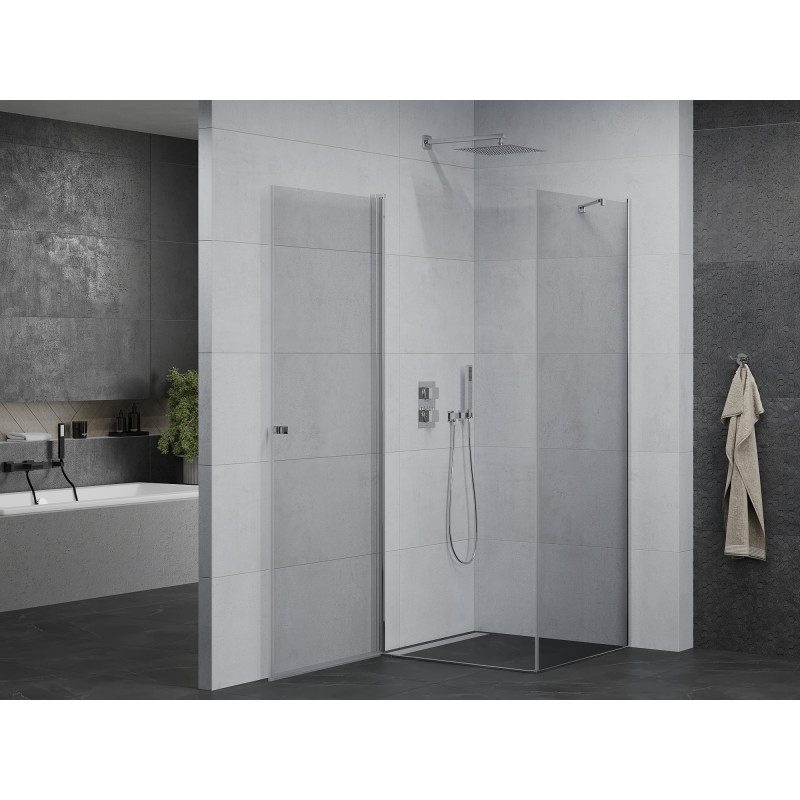 Mexen Pretoria cabine de douche pivotante 70 x 70 cm, transparent, chrome - 852-070-070-01-00
