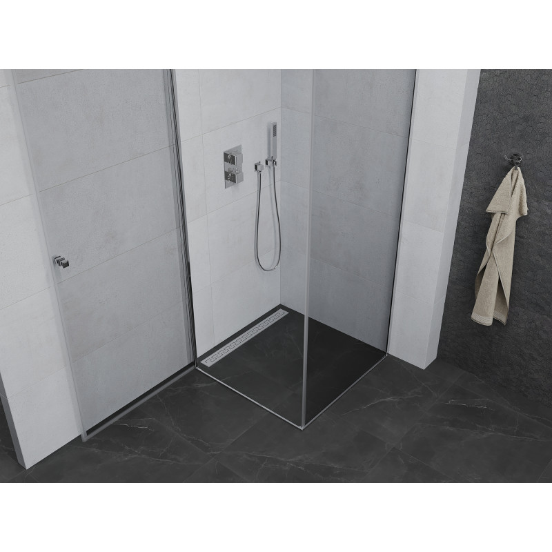 Mexen Pretoria cabine de douche pivotante 70 x 70 cm, transparent, chrome - 852-070-070-01-00