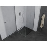 Mexen Pretoria 80 x 80 cm scharnierbare douchecabine, transparant, chroom - 852-080-080-01-00