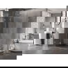 Mexen Lunar L Duo Duschkabine schwenkbar 120 x 90 cm, transparent, Chrom - 834L-120L-090P-01-00