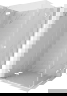 Mexen Lunar Duo cabine de douche pivotante gauche 105 x 95 cm, transparent, blanc - 834-105L-095P-20-00