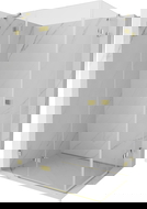 Mexen Lunar Duo cabina doccia ad anta sinistra 85 x 75 cm, trasparente, oro - 834-085L-075P-50-00