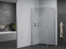 Mexen Pretoria cabine de douche pivotante 80 x 100 cm, transparent, chrome - 852-080-100-01-00