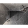 Mexen Lunar petokutna tuš kabina s lijevim vratima 90 x 80 cm, prozirna, gun metal - 831-090L-080P-95-00-L