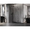 Mexen Lunar viiekandiline vasakpoolse avaga dušinurk 90 x 90 cm, läbipaistev, gunmetal - 831-090L-090P-95-00-L