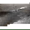 Mexen Lunar fünfeckige Duschkabine links 90 x 90 cm, transparent, gebürsteter Nickel - 831-090L-090P-97-00-L