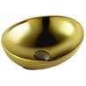 Mexen Elza lavabo da appoggio 40 x 33 cm, oro - 21014088